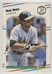 Walt Weiss #U-56 Baseball Cards 1988 Fleer Update Glossy Prices