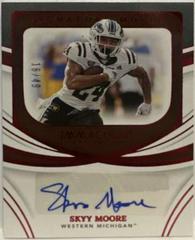 Skyy Moore [Ruby] #SM-SMO Football Cards 2022 Panini Immaculate Collegiate Signature Moves Prices