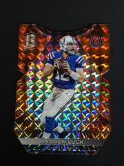 Andrew Luck [Neon Orange Die Cut] #111 Football Cards 2017 Panini Spectra Prices