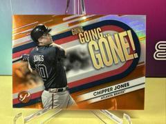 Chipper Jones [Orange] Baseball Cards 2023 Topps Pristine Going Gone Prices