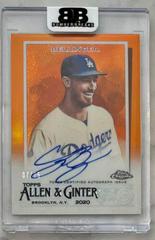 Cody Bellinger [Orange] #ACG-CB Baseball Cards 2020 Topps Allen & Ginter Chrome Autographs Prices