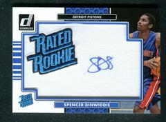 Spencer Dinwiddie Basketball Cards 2014 Panini Donruss Rated Rookie Signature Patches Prices