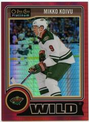 Mikko Koivu [Red Prism] #4 Hockey Cards 2014 O-Pee-Chee Platinum Prices