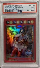 Ben Roethlisberger [Red Refractor] #TC144 Football Cards 2008 Topps Chrome Prices