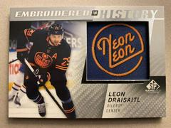 Leon Draisaitl Hockey Cards 2021 SP Game Used Embroidered in History Prices