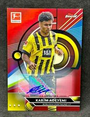 Karim Adeyemi [Red] #BCA-KA Soccer Cards 2022 Topps Finest Bundesliga Autographs Prices