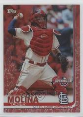 Yadier Molina [Throwing Red Foil] #102 Baseball Cards 2019 Topps Opening Day Prices