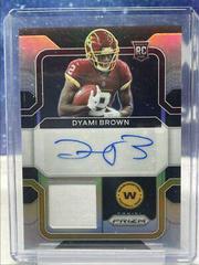 Dyami Brown #RPA-DB Football Cards 2021 Panini Prizm Rookie Patch Autographs Prices