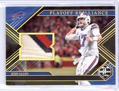 Josh Allen [Gold] #PB-JAL Football Cards 2022 Panini Limited Playoff Brilliance Prices
