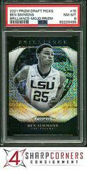 Ben Simmons [Mojo] #15 Basketball Cards 2021 Panini Prizm Draft Picks Brilliance Prices
