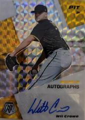 Wil Crowe #RAM-WI Baseball Cards 2021 Panini Mosaic Rookie Autographs Prices