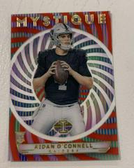 Aidan O'Connell [Red] #1 Football Cards 2023 Panini Illusions Mystique Prices