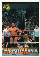 Bad News Brown Wrestling Cards 1990 Classic WWF The History of Wrestlemania Prices
