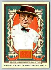 Branch Rickey Baseball Cards 2013 Panini Golden Age Prices