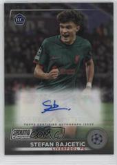 Stefan Bajcetic #CA-SBA Soccer Cards 2022 Stadium Club Chrome UEFA Competitions Autographs Prices