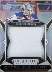 Igor Shesterkin Hockey Cards 2022 Upper Deck Black Diamond Exquisite Collection Extra Prices