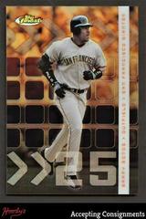 Barry Bonds [Refractor] #19 Baseball Cards 2002 Finest Prices