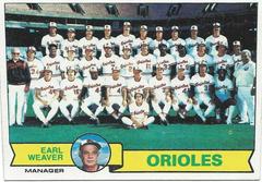 Orioles Team #689 Baseball Cards 1979 Topps Prices
