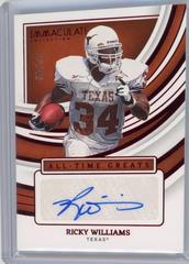 Ricky Williams Football Cards 2022 Panini Immaculate Collegiate All Time Greats Signatures Prices
