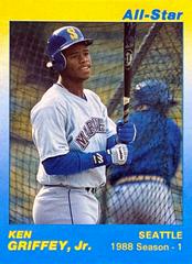 Ken Griffey Jr. [1988 Season 1] Baseball Cards 1991 Star All Stars Prices