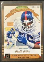 Lawrence Taylor [Studio Series] #AGK 7 Football Cards 2019 Donruss All Time Gridiron Kings Prices