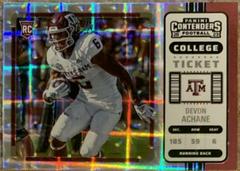 De'Von Achane [Red] #11 Football Cards 2023 Panini Chronicles Draft Picks Contenders College Ticket Prices