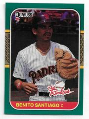 Benito Santiago Baseball Cards 1987 Donruss Rookies Prices