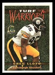 Greg Lloyd #TW11 Football Cards 1996 Topps Turf Warriors Prices
