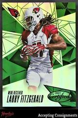 Larry Fitzgerald [Mirror Green] #78 Football Cards 2015 Panini Certified Prices