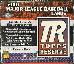 Hobby Box Baseball Cards 2001 Topps Reserve Prices