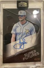 Josh Lowe Baseball Cards 2022 Topps Chrome Black Super Futures Autographs Prices
