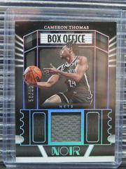 Cameron Thomas #BOM-CAM Basketball Cards 2022 Panini Noir Box Office Memorabilia Prices