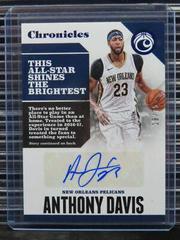 Anthony Davis [Blue] #CA-ADV Basketball Cards 2017 Panini Chronicles Autographs Prices