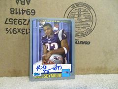Richard Seymour #RP-RS Football Cards 2001 Topps Rookie Premiere Autograph Prices