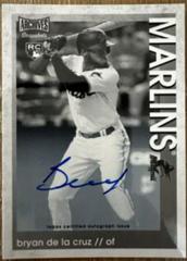 Bryan De La Cruz [Black & White] #AS-BDL Baseball Cards 2022 Topps Archives Snapshots Autographs Prices