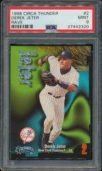 Derek Jeter [Rave] #2 Baseball Cards 1998 Circa Thunder Prices