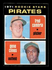 Pirates Rookies [F. Cambria, G. Clines] #27 Baseball Cards 1971 O Pee Chee Prices