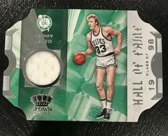 Larry Bird Basketball Cards 2019 Panini Crown Royale Hall of Fame Memorabilia Prices