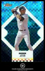 Derek Jeter [Blue Xfractor] Baseball Cards 2006 Finest Prices