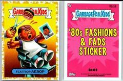 Flattop AESOP [Gold] #6a Garbage Pail Kids We Hate the 80s Prices