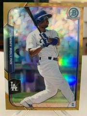 Jimmy Rollins [Gold Refractor] #34 Baseball Cards 2015 Bowman Chrome Prices