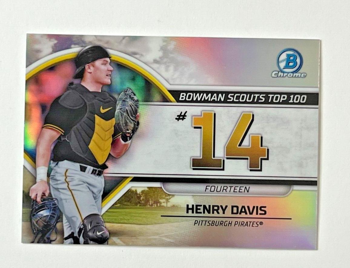 Henry Davis BTP14 Prices 2023 Bowman Scouts Top 100 Baseball Cards