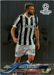 Andrea Barzagli #39 Soccer Cards 2017 Topps Chrome UEFA Champions League Prices