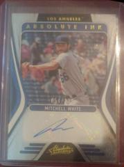 Mitchell White Baseball Cards 2022 Panini Absolute Ink Autographs Prices