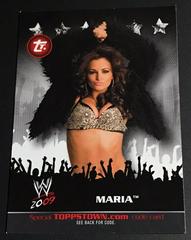 Maria Wrestling Cards 2009 Topps WWE Town Prices