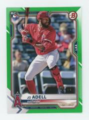 Jo Adell [Green] Baseball Cards 2021 Bowman Prices