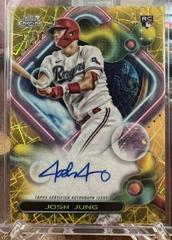Josh Jung [Gold Interstellar] #CCA-JJ Baseball Cards 2023 Topps Cosmic Chrome Autographs Prices