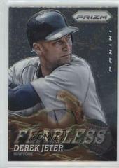Derek Jeter #F3 Baseball Cards 2013 Panini Prizm Fearless Prices