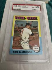 Carl Yastrzemski Baseball Cards 1975 Topps Mini Prices