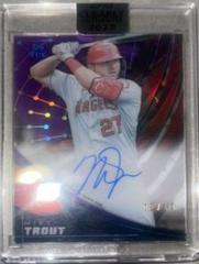 Mike Trout [Purple] #TEK-MT Baseball Cards 2022 Topps Clearly Authentic Tek Autographs Prices